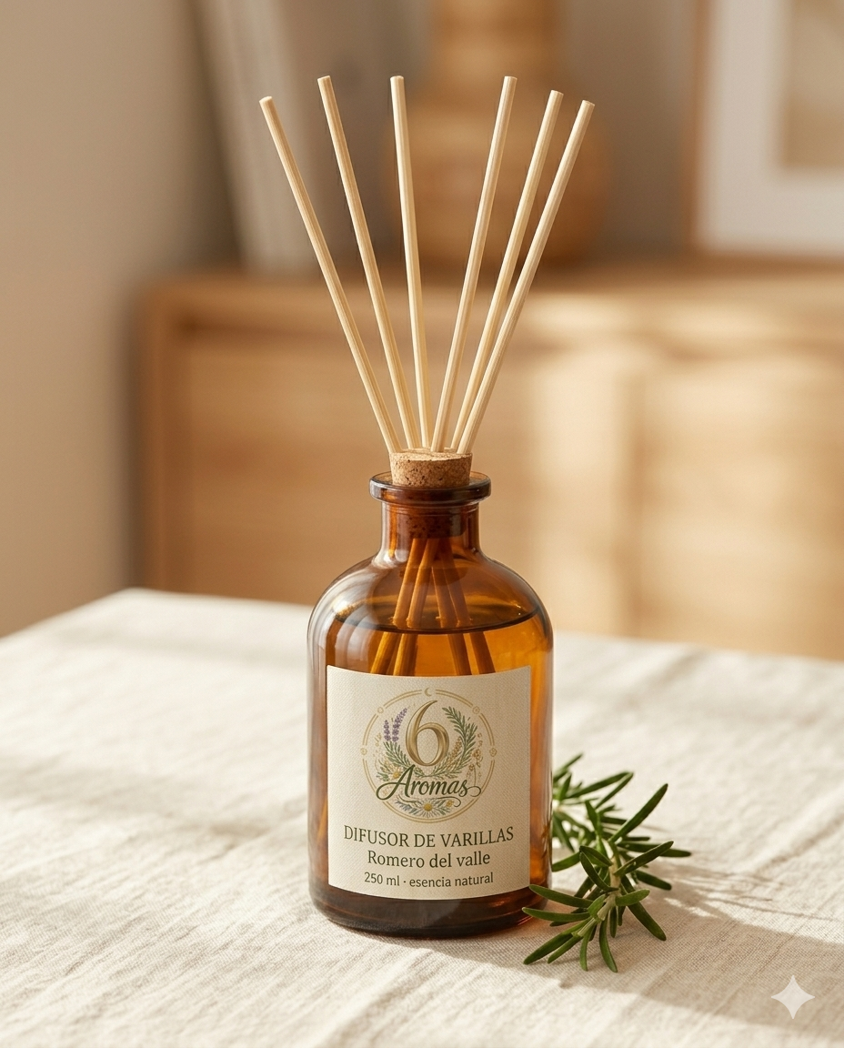 Difusor de varillas 6 Aromas